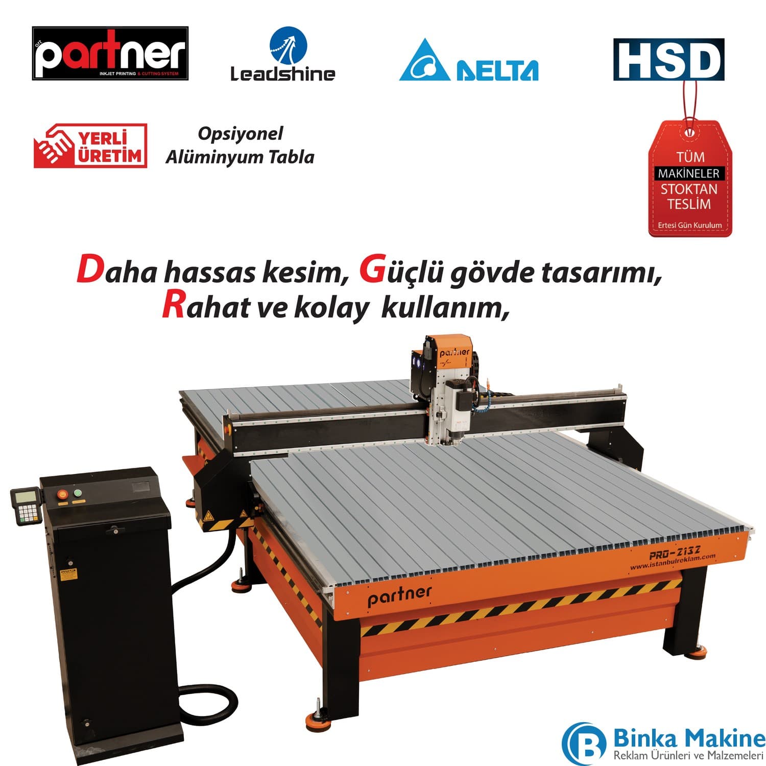Partner Pro - Servo CNC Router - Görsel 1