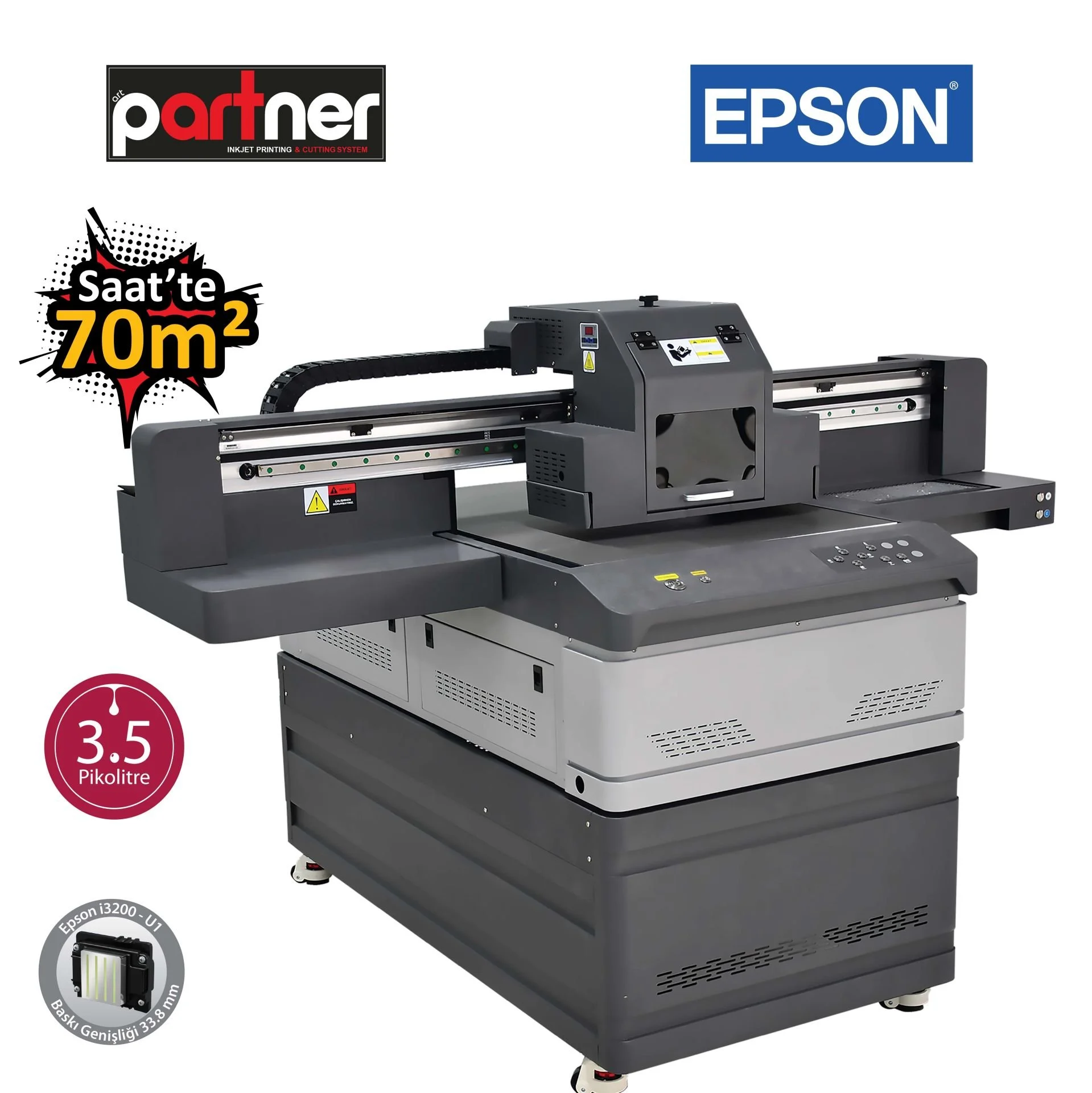 Partner Epson i3200 60×90 Led UV (3 Kafa) - Görsel 1
